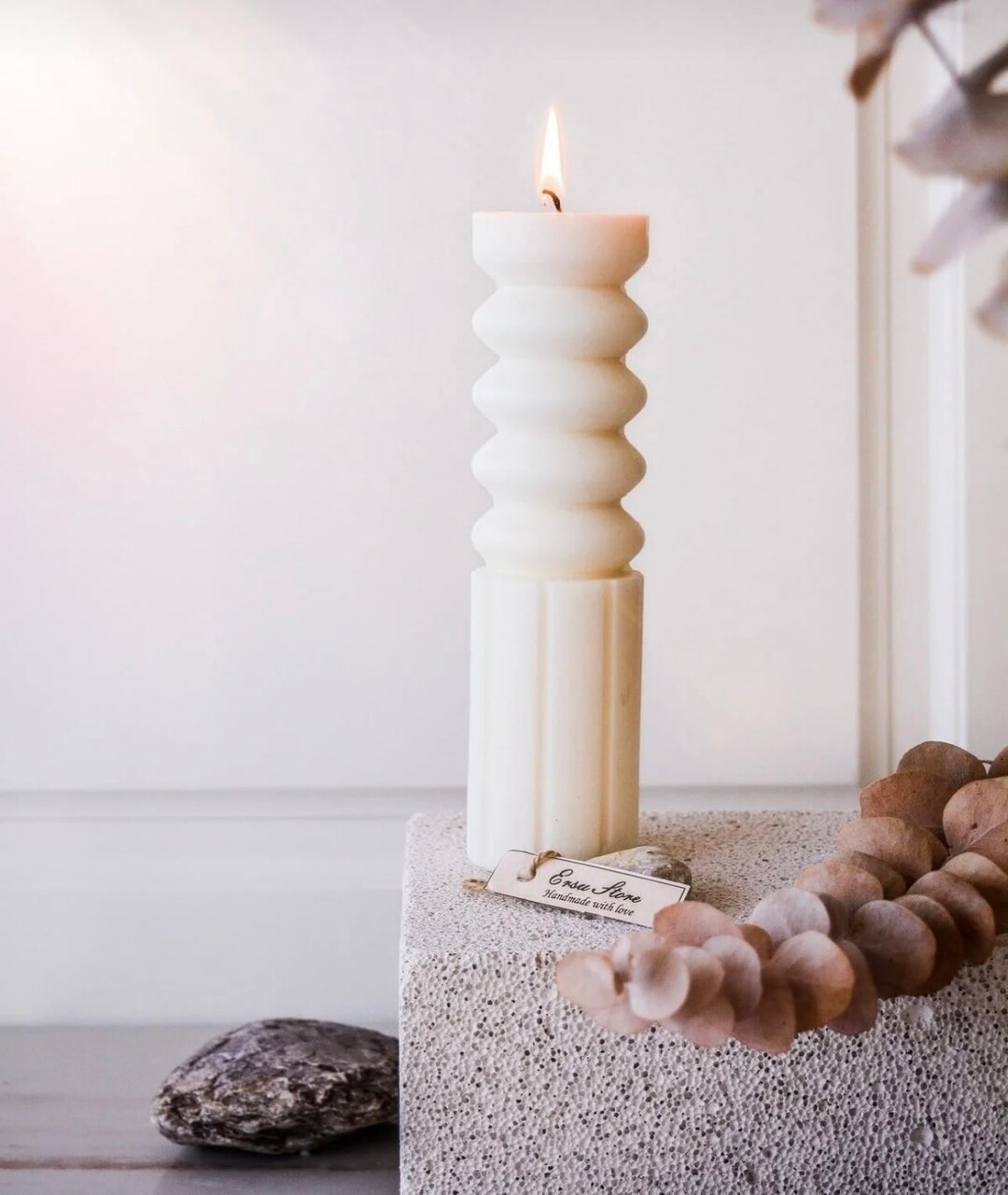 Lumanare, Ers1255, Alb - imagine 4